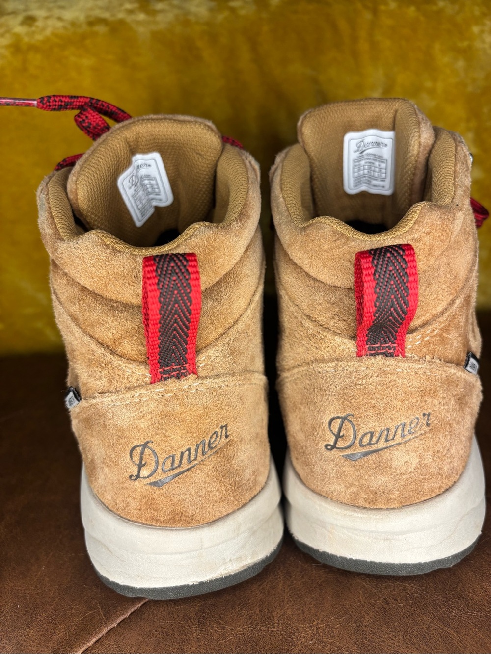 Danner Adrika Tan Suede Hiking Boots, W size 8 - Picture 4 of 5
